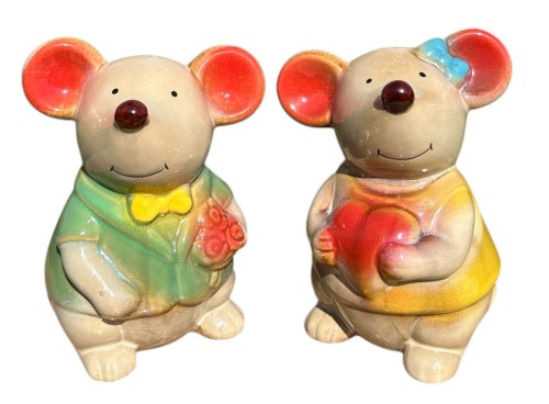 Skarbonka ceramiczna 15x11cm 2 wzory