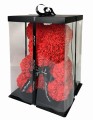 MIŚ Z RÓŻYCZEK 40CM CZERWONY FB001800_40_R