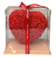 SERCE Z RÓŻYCZEK 25CM CZERWONY FB001799.1