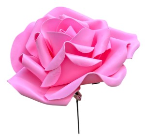 Róża piankowa 40cm różowa