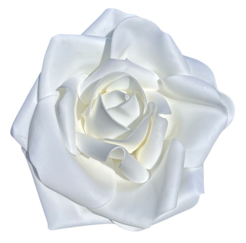 Róża piankowa 40cm biała