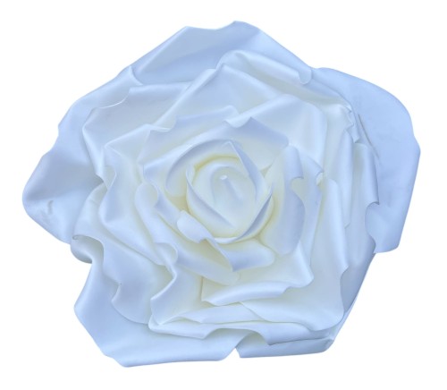 Róża piankowa 70cm biała
