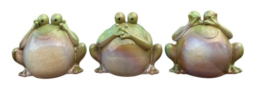 Żaba ceramiczna 12x14cm 3 wzory
