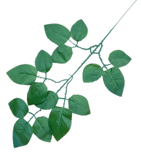 Liść róży 40cm 12szt/opak