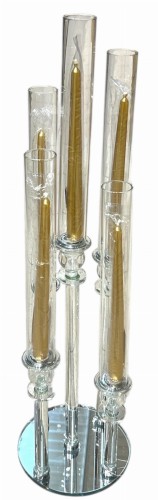 Świecznik szklany 68cm