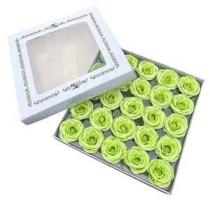 Róża mydlana 5cm 25szt/opak zielony