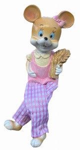 Myszka z wiszącymi nogami 12cm