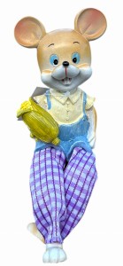 Myszka z wiszącymi nogami 12cm