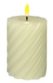 ŚWIECA LED KREMOWA 7,5X10CM 2XAAA FB001833_S_CR