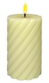 ŚWIECA LED KREMOWA 7,5X12,5CM 2XAAA FB001834_M_C