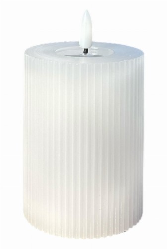 Świeca LED biała 7,5x10cm 2xAAA