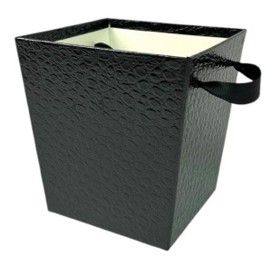 Flowerbox kwadrat 14,5x11x15cm czarny