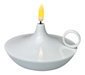 Lampka LED 10,5x7,5cm biały