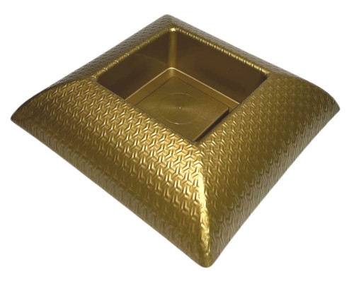 Osłonka plastikowa Marbella złota 32cm