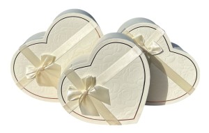 Flowerbox serce 31x27x33cm kpl 3szt