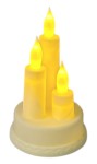 Świeca LED 8,5x13,5cm
