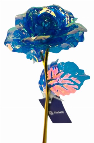 Gałązka róża plastik 24cm