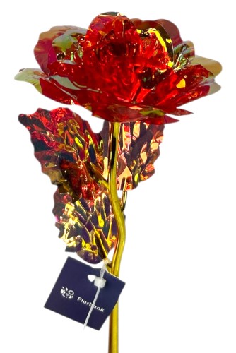 Gałązka róża plastik 24cm