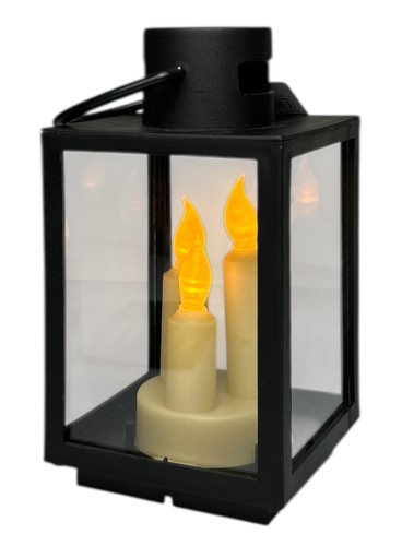 Latarnia LED 11x20cm 3xAAA czarny