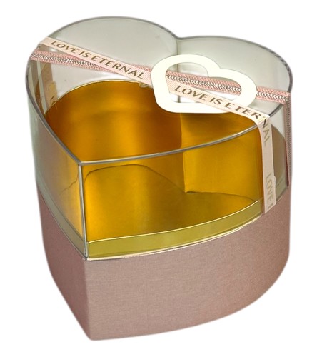 Flowerbox serce 15x13x12cm