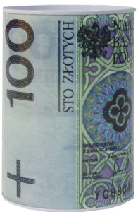 Skarbonka puszka PLN 10x15cm