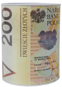 Skarbonka puszka PLN 12x16cm