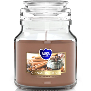 Świeca zapachowa słoik Cynamon-Goździki 120g 