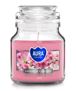 Świeca zapachowa słoik Ogród Japoński 120g 