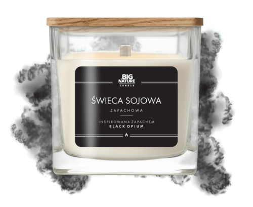 Świeca sojowa zap. insp. BLACK OPIUM 225g 