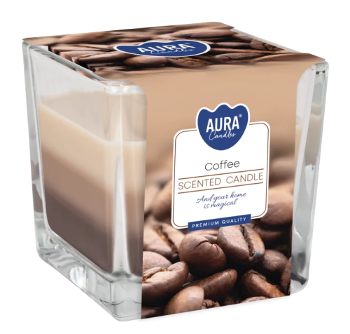 Świeca zapachowa w szkle kawa 170g 