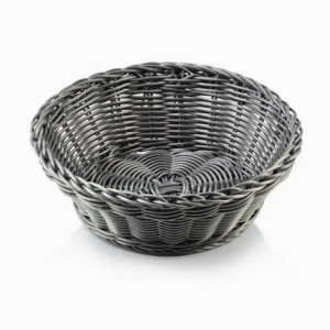 Koszyk okrągły 20xH7cm szary