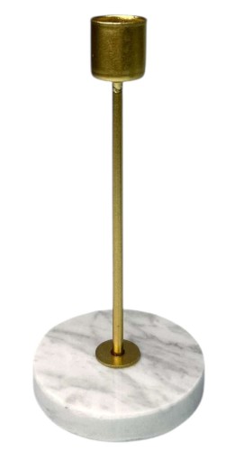 Świecznik marmurkowa postawka 17,5cm