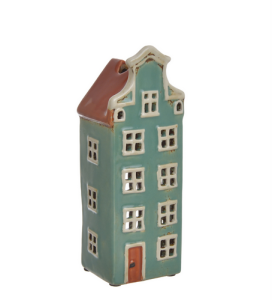Domek ceramiczny 7cmLx6cmWx19cmH