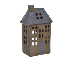 Domek ceramiczny brązowy