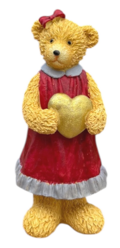 Miś z sercem ceramiczny 21cm