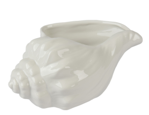 Osłonka ceramiczna muszla 17x28x14cm