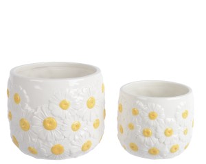 Osłonki ceramiczne kwiat 2szt/kpl