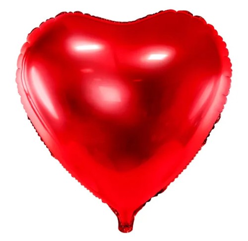 Balon foliowy serce czerwone 45cm