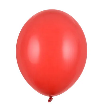 Balony Strong 12cm Pastel Poppy Red 100szt/opak