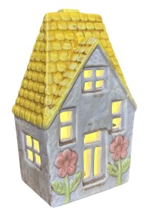 Domek ceramiczny LED 9,6x7x15,8cm