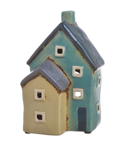 Domek ceramiczny podwójny 11x18cm
