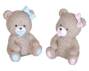 Miś ceramiczny 9x6cm 2 kolory