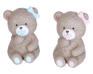 Miś ceramiczny 8x6cm 2 kolory