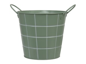 Wiaderko metalowe 16x14,5cm zielony