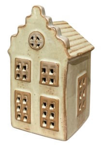 Domek ceramiczny LED 12x6x6cm