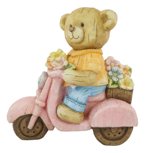 Figura ceramiczna miś 33,5x17,5xH33,5cm