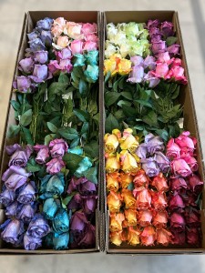 Gałązka róża 50cm MRC-1190