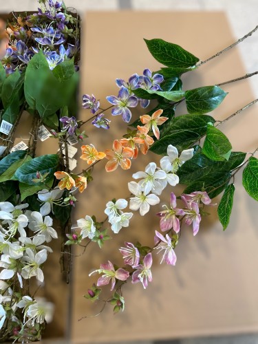 Gałązka hibiskus 80cm MRC-1191