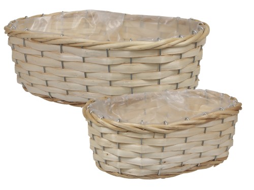 Kosz owalny 2szt 7,5x9cm