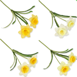 Gałązka żonkil 41cm mix